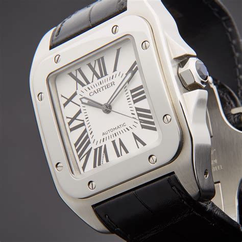 santos 100 cartier watch|cartier santos 100 price list.